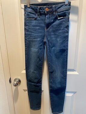 American Eagle Outfitters Dark Blue Skinny Jeans